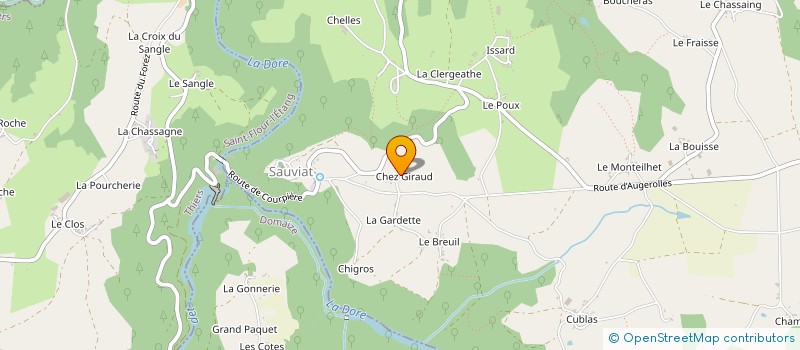 localisation de l'entreprise MONSIEUR ROGER RUSSIAS à SAUVIAT