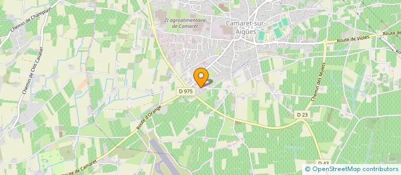 localisation de l'entreprise MONSIEUR ROGER SABA  CAMARET-SUR-AIGUES