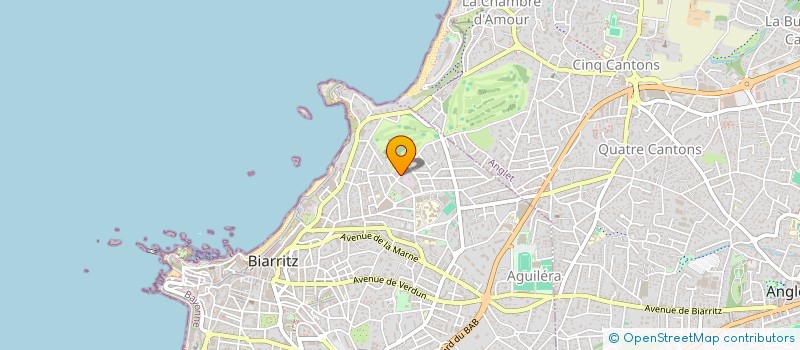localisation de l'entreprise MONSIEUR ROGER SABARROS  BIARRITZ