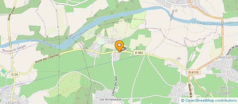 localisation de l'entreprise MONSIEUR ROGER SABATIER  CARDET