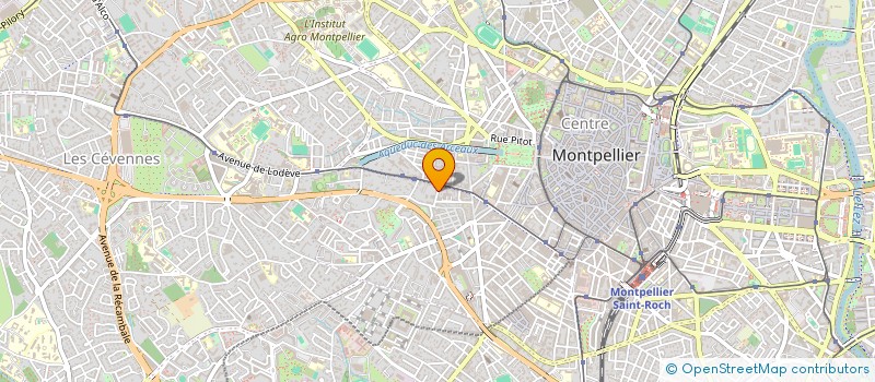 localisation de l'entreprise MONSIEUR ROGER SABOURET à MONTPELLIER