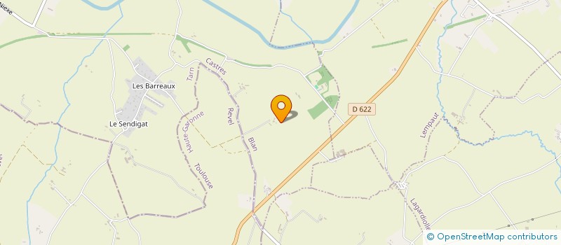 localisation de l'entreprise MONSIEUR ROGER SAINT-ALARY  BLAN