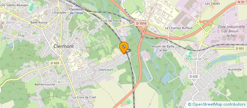 localisation de l'entreprise MONSIEUR ROGER SAJOT  BREUIL-LE-VERT