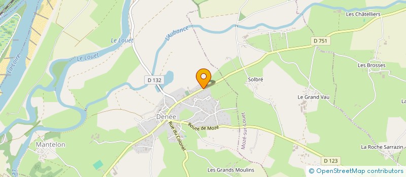 localisation de l'entreprise MONSIEUR ROGER SALMON  DENEE