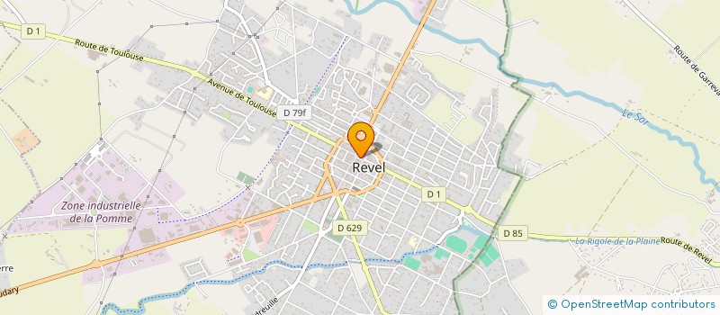 localisation de l'entreprise MONSIEUR ROGER SALVAGNAC à REVEL