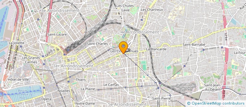 localisation de l'entreprise MONSIEUR ROGER SANCHEZ à MARSEILLE 4EME