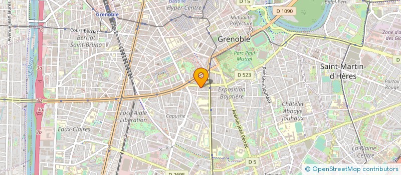 localisation de l'entreprise MONSIEUR ROGER SANDRIN à GRENOBLE