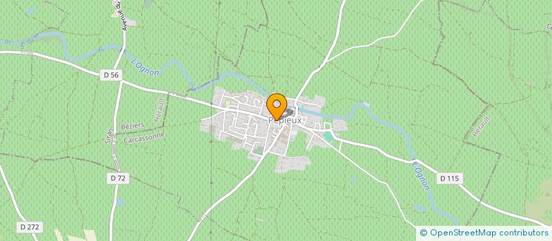 localisation de l'entreprise MONSIEUR ROGER SANTOUL  PEPIEUX