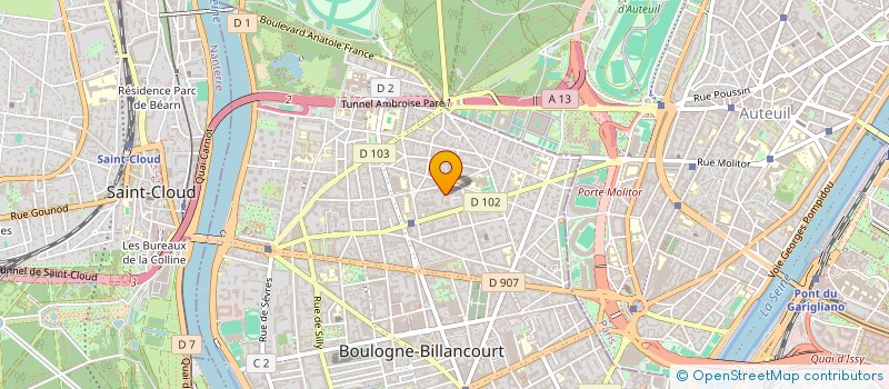 localisation de l'entreprise MONSIEUR ROGER SARFATI à BOULOGNE-BILLANCOURT