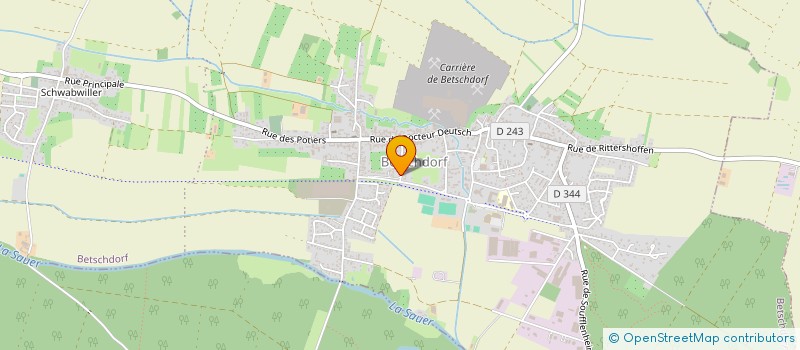 localisation de l'entreprise MONSIEUR ROGER SCHMITTER  BETSCHDORF