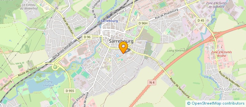 localisation de l'entreprise MONSIEUR ROGER SCHOEB  SARREBOURG