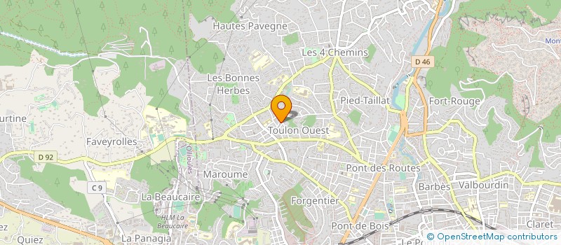 localisation de l'entreprise MONSIEUR ROGER SEMENSATIS  TOULON