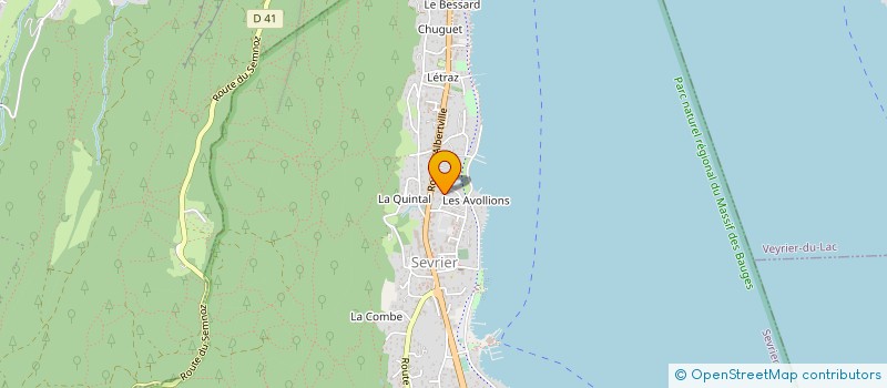 localisation de l'entreprise MONSIEUR ROGER SEREAULT  SEVRIER