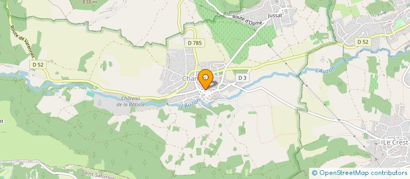 localisation de l'entreprise MONSIEUR ROGER SERRE  CHANONAT