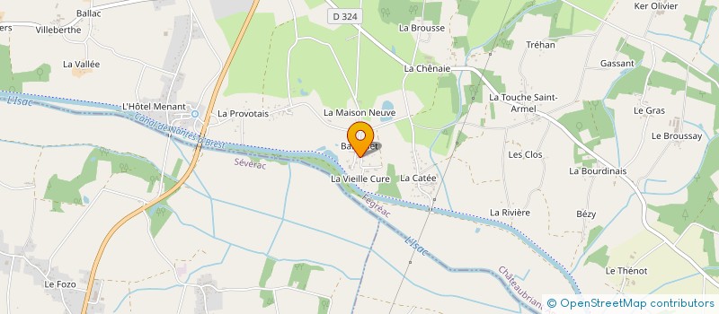 localisation de l'entreprise MONSIEUR ROGER SEVETTE à FEGREAC