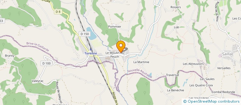 localisation de l'entreprise MONSIEUR ROGER SIMBELIE  LIGNEYRAC