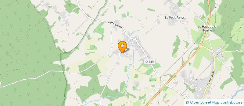 localisation de l'entreprise MONSIEUR ROGER SIMONIN  FOUGEROLLES-SAINT-VALBERT