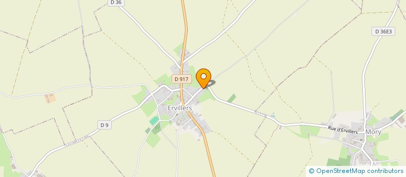 localisation de l'entreprise MONSIEUR ROGER SOILLE  ERVILLERS