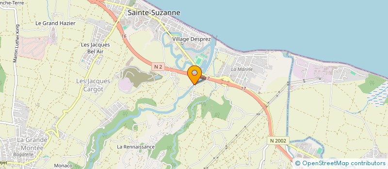 localisation de l'entreprise MONSIEUR ROGER SORNON AI à SAINTE-SUZANNE