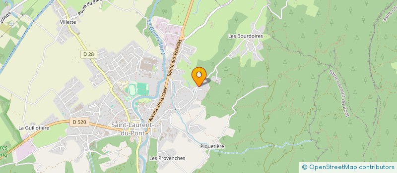 localisation de l'entreprise MONSIEUR ROGER SOUGEY LARDIN  SAINT-LAURENT-DU-PONT