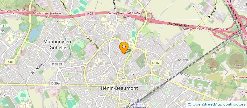 localisation de l'entreprise MONSIEUR ROGER STAM à HENIN-BEAUMONT