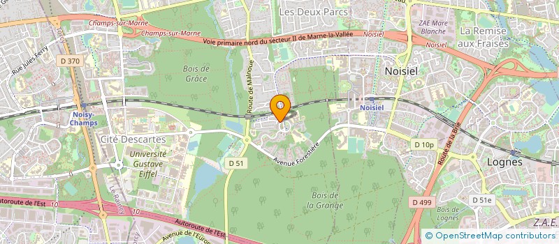 localisation de l'entreprise MONSIEUR ROGER SUPPIAH  CHAMPS-SUR-MARNE