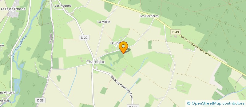localisation de l'entreprise MONSIEUR ROGER SYRYN  LE CHAMBLAC