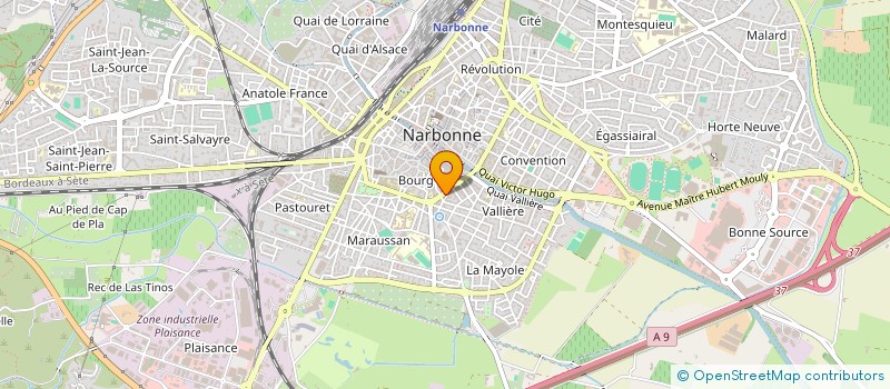 localisation de l'entreprise MONSIEUR ROGER TARDIVON  NARBONNE