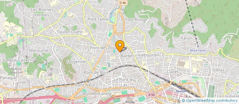 localisation de l'entreprise MONSIEUR ROGER TARET  TOULON