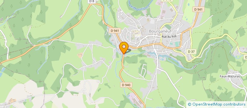 localisation de l'entreprise MONSIEUR ROGER TAUPELET à BOURGANEUF