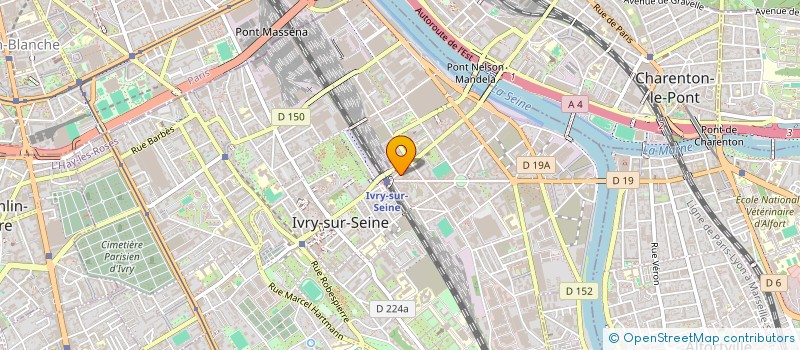 localisation de l'entreprise MONSIEUR ROGER TAVARES  IVRY-SUR-SEINE