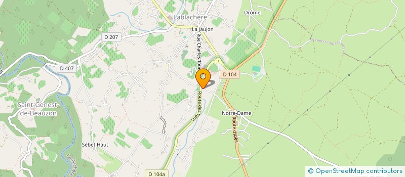 localisation de l'entreprise MONSIEUR ROGER TEISSANDIER  LABLACHERE