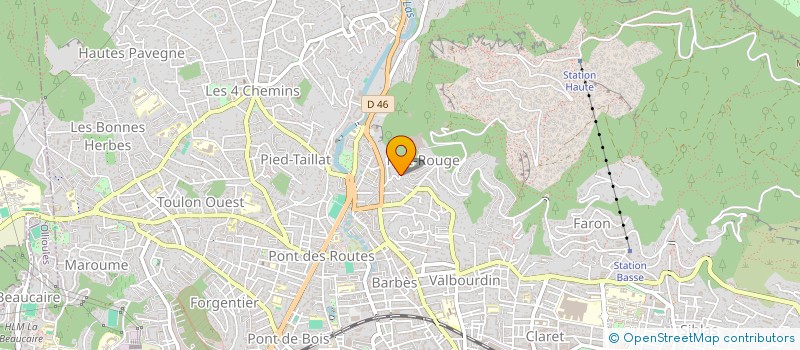 localisation de l'entreprise MONSIEUR ROGER TERRIN  TOULON