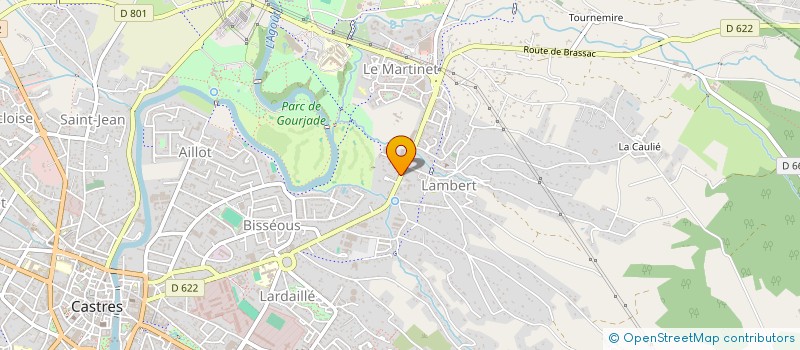 localisation de l'entreprise MONSIEUR ROGER TESSEYRE  CASTRES