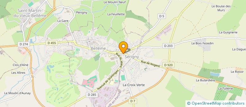 localisation de l'entreprise MONSIEUR ROGER TESSIER à BELFORET-EN-PERCHE