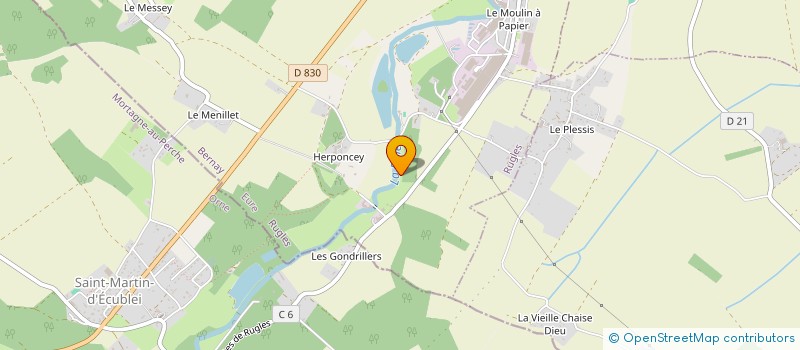 localisation de l'entreprise MONSIEUR ROGER TETART  LES BOTTEREAUX