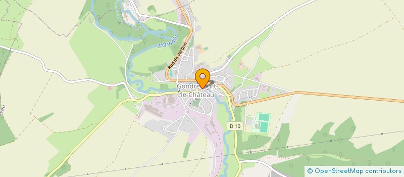 localisation de l'entreprise MONSIEUR ROGER THENANCE  GONDRECOURT-LE-CHATEAU