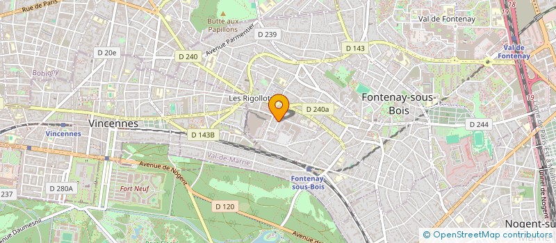 localisation de l'entreprise MONSIEUR ROGER THIERRY FORESTIER LAMBERT à FONTENAY-SOUS-BOIS