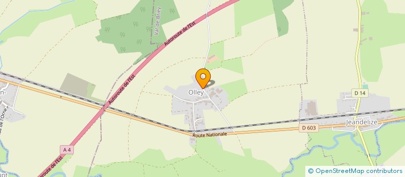 localisation de l'entreprise MONSIEUR ROGER THIL  OLLEY