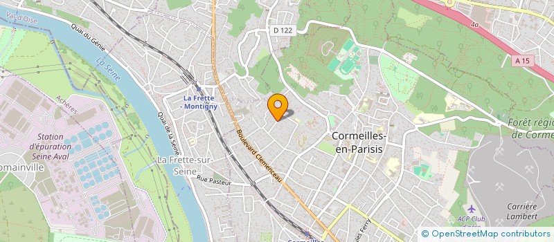 localisation de l'entreprise MONSIEUR ROGER THILLARD  CORMEILLES-EN-PARISIS