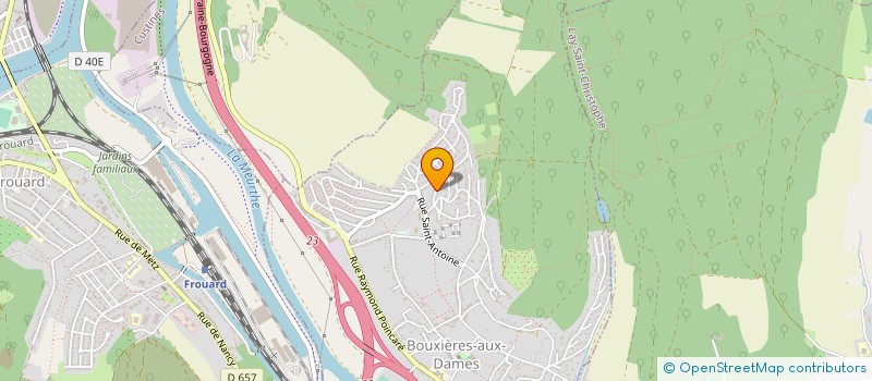 localisation de l'entreprise MONSIEUR ROGER THOMAS  BOUXIERES-AUX-DAMES