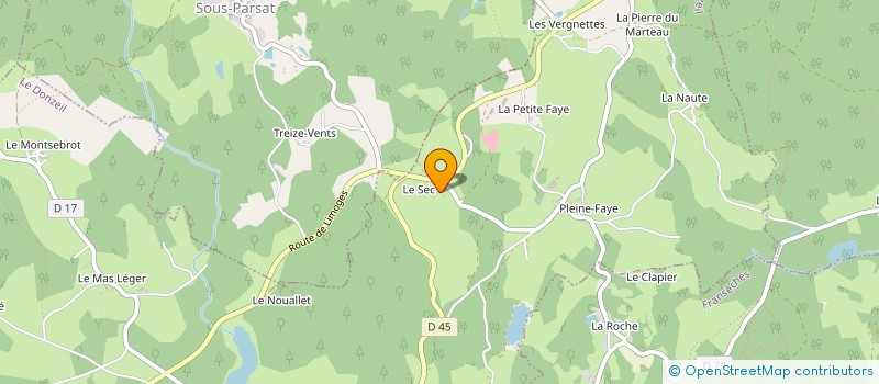 localisation de l'entreprise MONSIEUR ROGER THOMAZET  LE DONZEIL