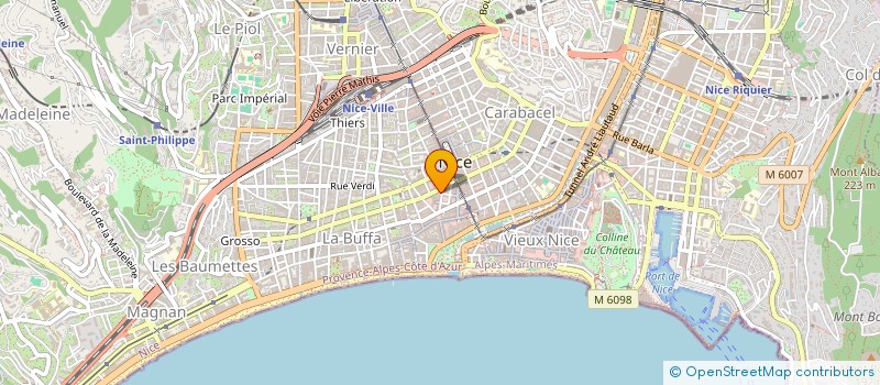 localisation de l'entreprise MONSIEUR ROGER THOUVENIN à NICE