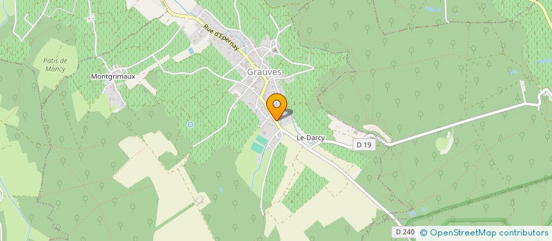 localisation de l'entreprise MONSIEUR ROGER TISSIER  GRAUVES