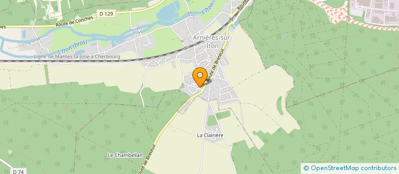 localisation de l'entreprise MONSIEUR ROGER TIXIER  ARNIERES-SUR-ITON