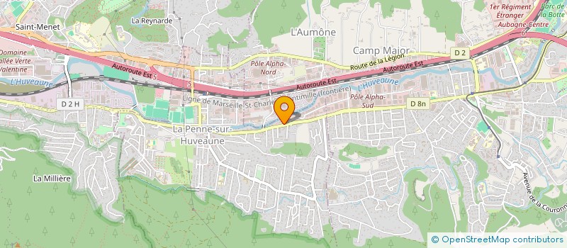 localisation de l'entreprise MONSIEUR ROGER TORRES  LA PENNE-SUR-HUVEAUNE