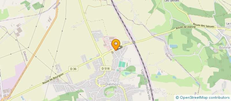 localisation de l'entreprise MONSIEUR ROGER TOURNOIS  DIEMOZ