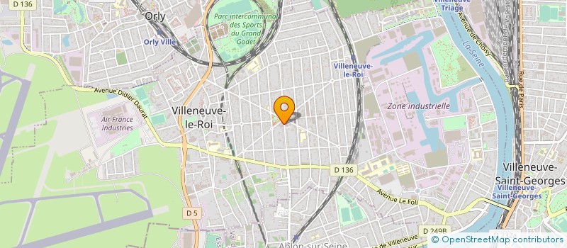 localisation de l'entreprise MONSIEUR ROGER TOURTELOT  VILLENEUVE-LE-ROI