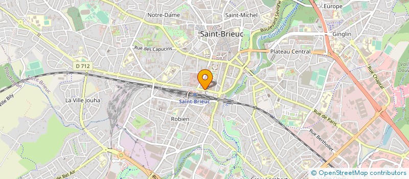 localisation de l'entreprise MONSIEUR ROGER TREHOREL à SAINT-BRIEUC