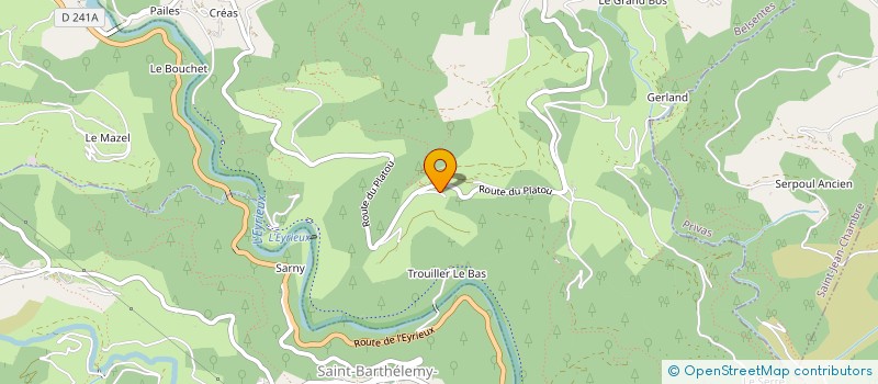 localisation de l'entreprise MONSIEUR ROGER TROUILLER  BELSENTES